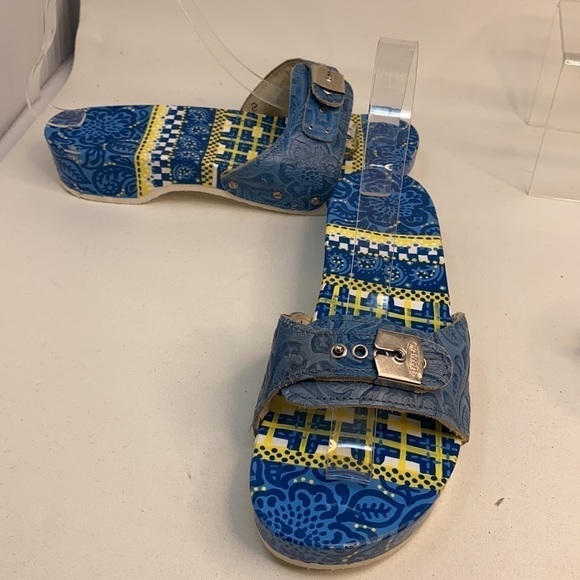 DR.SCHOLL'S SZ 8 PESCURA WOMEN'S HELL WOOD CLOGS - Picture 3 of 10